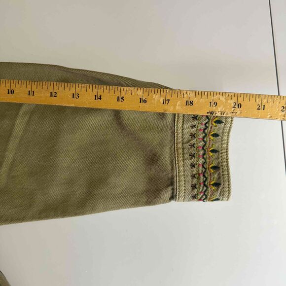 Zara Womens Embroidered Jacket Button Front Oversized Small Western Cowgirl NWOT - Picture 15 of 15